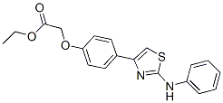 CAS#: 168127-30-8， Ethyl 2-[4-[2-(Phenylamino)-1,3-Thiazol-4-Yl]Phenoxy]Acetate