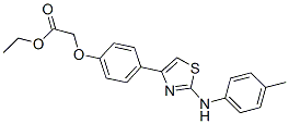 CAS#: 168127-32-0， Ethyl 2-[4-[2-[(4-Methylphenyl)Amino]-1,3-Thiazol-4-Yl]Phenoxy]Acetate