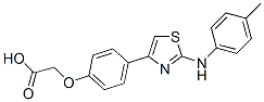 CAS#: 168127-37-5， 2-[4-[2-[(4-Methylphenyl)Amino]-1,3-Thiazol-4-Yl]Phenoxy]Acetic Acid