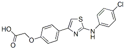 CAS#: 168127-38-6， 2-[4-[2-[(4-Chlorophenyl)Amino]-1,3-Thiazol-4-Yl]Phenoxy]Acetic Acid