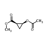CAS#: 168141-89-7， Methyl (1R,2S)-2-Acetoxycyclopropanecarboxylate