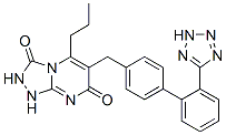 CAS#: 168152-72-5， 5-Propyl-6-[[4-[2-(2H-Tetrazol-5-Yl)Phenyl]Phenyl]Methyl]-1,2-Dihydro-[1,2,4]Triazolo[4,5-a]Pyrimidine-3,7-Dione