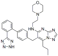 CAS#: 168152-90-7， N-(2-Morpholin-4-Ylethyl)-7-Propyl-6-[[4-[2-(2H-Tetrazol-5-Yl)Phenyl]Phenyl]Methyl]-[1,2,4]Triazolo[1,5-a]Pyrimidin-5-Amine