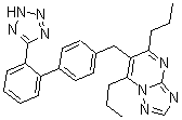 CAS 登录号：168152-91-8， 5,7-二丙基-6-[[2'-(2H-四唑-5-基)[1,1'-联苯]-4-基]甲基]-[1,2,4]三唑并[1,5-a]嘧啶