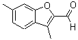 结构式 CAS# 16820-39-6, 3,6-二甲基-1-苯并呋喃-2-甲醛