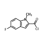 CAS#: 168201-49-8， 5-Fluoro-1-Methyl-1H-Indole-2-Carbonyl Chloride