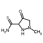 CAS#: 168269-98-5， 1-Methyl-4-Oxo-3-Pyrazolidinecarbothioamide