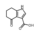 CAS#: 168271-91-8， 4-Oxo-4,5,6,7-Tetrahydro-1H-Indole-3-Carboxylic Acid