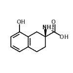 CAS#: 168629-05-8， (2S)-2-Amino-8-Hydroxy-1,2,3,4-Tetrahydro-2-Naphthalenecarboxylic Acid
