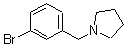 结构式 CAS# 168820-15-3, 1-[(3-溴苯基)甲基]-吡咯烷