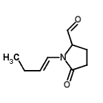 CAS#: 168985-28-2， 1-[(1E)-1-Buten-1-Yl]-5-Oxo-2-Pyrrolidinecarbaldehyde