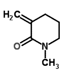 CAS#: 1690-73-9， 1-Methyl-3-Methylene-2-Piperidinone