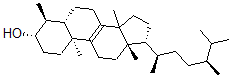 CAS#: 16910-33-1， 24,28-Dihydroobtusifoliol