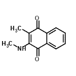 CAS#: 1694-01-5， 2-Methyl-3-(Methylamino)-1,4-Naphthoquinone