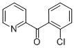 structure of CAS# 1694-57-1, 2-(2-Chlorobenzoyl)Pyridine;(2-Chlorophenyl)-(2-Pyridyl)Methanone;(2-Chlorophenyl)-Pyridin-2-Yl-Methanone;Methanone,(2-Chlorophenyl)-2-Pyridinyl-