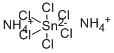 structure of CAS# 16960-53-5, Ammonium Hexachlorostannate(IV);Diammonium Stannic Hexachloride;Ammonium Tin Chloride;Diammonium Hexachlorostannate