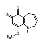 CAS#: 169825-32-5， 9-Methoxy-2,5-Dihydro-1H-1-Benzazepine-6,7-Dione