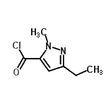 CAS#: 169885-18-1， 3-Ethyl-1-Methyl-1H-Pyrazole-5-Carbonyl Chloride