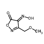 CAS#: 170149-34-5， (4E)-4-(Hydroxyimino)-3-(Methoxymethyl)-1,2-Oxazol-5(4H)-One