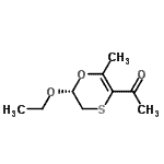 CAS#: 170161-58-7， 1-[(6R)-6-Ethoxy-2-Methyl-5,6-Dihydro-1,4-Oxathiin-3-Yl]Ethanone