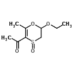 CAS#: 170161-60-1， 1-(6-Ethoxy-2-Methyl-4-Oxido-5,6-Dihydro-1,4-Oxathiin-3-Yl)Ethanone