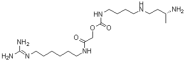 CAS#: 170368-04-4， 6-(Diaminomethylideneamino)Hexylcarbamoylmethyl N-[4-[[(3R)-3-Aminobutyl]Amino]Butyl]Carbamate
