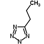 结构式 CAS# 17042-24-9, 5-丙基-1H-四唑