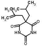 CAS#: 17048-97-4， 5-Isobutyl-5-(2-Methyl-2-Propen-1-Yl)-2,4,6(1H,3H,5H)-Pyrimidinetrione