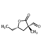 CAS#: 170501-56-1， (3S,5S)-5-Ethyl-3-Methyl-2-Oxotetrahydro-3-Furancarbaldehyde