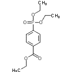 structure of CAS# 17067-92-4, Ethyl 4-(Diethoxyphosphoryl)Benzoate;4-(Diethoxy-phosphoryl)-benzoic acid ethyl ester;4-(DIETHOXY-PHOSPHORYL)-BENZOICACIDETHYLESTER;Diethyl [(4-ethoxycarbonyl)phenyl]phosphonate