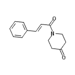 CAS#: 17077-45-1， 1-[(2E)-3-Phenyl-2-Propenoyl]-4-Piperidinone