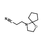 CAS#: 170876-15-0， 3-(1-Oxa-4-Azaspiro[4.4]Non-4-Yl)Propanenitrile
