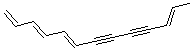 CAS 登录号：17091-00-8， (E,E,E)-1,3,5,11-十三碳四烯-7,9-二炔