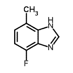 CAS#: 170918-34-0， 4-Fluoro-7-Methyl-1H-Benzimidazole