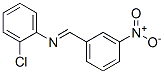 structure of CAS# 17099-17-1, O-Chloro-N-(M-Nitrobenzylidene)Aniline;(2-Chlorophenyl)-(3-Nitrobenzylidene)Amine;Nsc157696;Zinc01096782