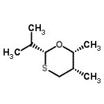 CAS#: 171038-84-9， (2R,5S,6R)-2-Isopropyl-5,6-Dimethyl-1,3-Oxathiane