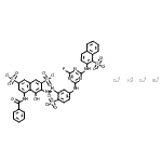 CAS#: 171172-56-8， Tetrasodium 5-Benzamido-3-[5-[[4-Fluoro-6-[(1-Sulfonato-2-Naphthyl)Amino]-1,3,5-Triazin-2-Yl]Amino]-2-Sulfonato-Phenyl]Azo-4-Hydroxy-Naphthalene-2,7-Disulfonate