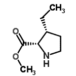 CAS#: 171232-79-4， Methyl (3R)-3-Ethyl-L-Prolinate