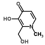 CAS#: 171369-52-1， 3-Hydroxy-2-(Hydroxymethyl)-1-Methyl-4(1H)-Pyridinone