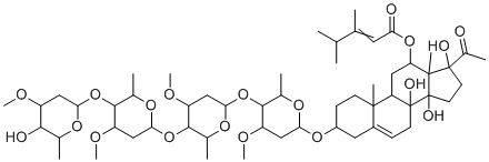 CAS#: 171422-82-5， Otophylloside B 4-O-α-L-cymaropyranoside