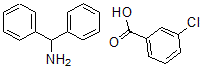 CAS#: 171507-26-9， Diphenylmethanamine 3-Chlorobenzoate