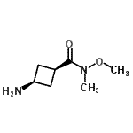 CAS#: 171549-87-4， cis-3-Amino-N-Methoxy-N-Methylcyclobutanecarboxamide