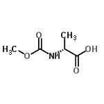 CAS#: 171567-85-4， N-(Methoxycarbonyl)-D-Alanine