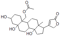CAS#: 17162-14-0， 3beta,5,14-Trihydroxy-19-Acetoxy-5beta-Card-20(22)-Enolide