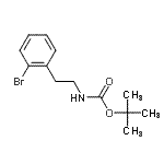 CAS#: 171663-06-2， 2-Methyl-2-Propanyl [2-(2-Bromophenyl)Ethyl]Carbamate