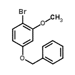 structure of CAS# 171768-67-5, 4-(Benzyloxy)-1-Bromo-2-Methoxybenzene;5-BENZYLOXY-2-BROMOANISOLE