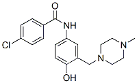 CAS#: 17183-40-3， 4-Chloro-4'-Hydroxy-3'-[(4-Methyl-1-Piperazinyl)Methyl]Benzanilide