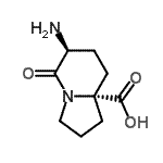 CAS 登录号：172140-60-2， (6S,8aR)-6-氨基-5-氧代六氢-8A(1H)-吲嗪羧酸