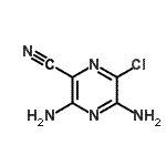 CAS#: 17231-59-3， 3,5-Diamino-6-Chloro-2-Pyrazinecarbonitrile