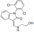 CAS 登录号：172371-95-8， (3Z)-1-(2,6-二氯苯基)-3-[(2-羟基乙基氨基)亚甲基]吲哚-2-酮